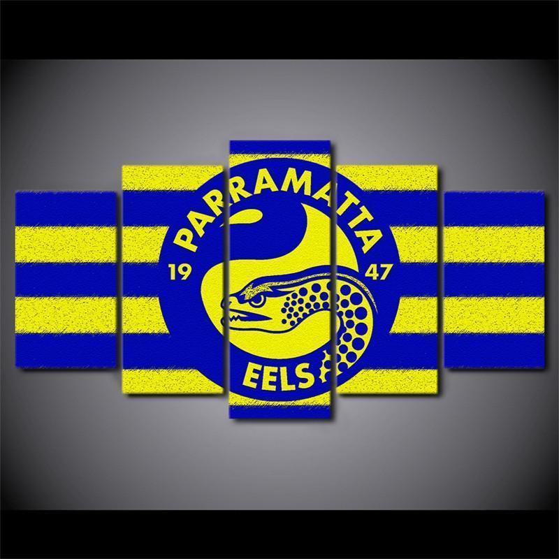 Parramatta Eels NRL Football Canvas Wall Art