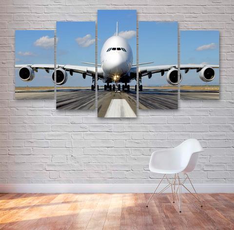 Passenger Airplane Airplane Canvas Wall Art'