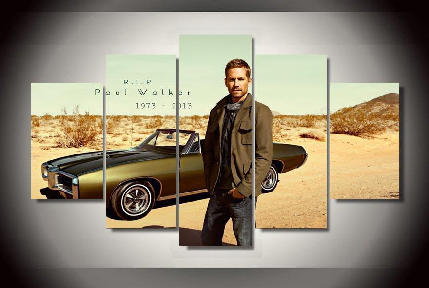 Paul Walker Movie Canvas Wall Art