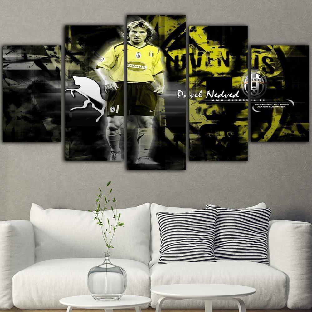 Pavel Nedved Juventus Sport Canvas Wall Art