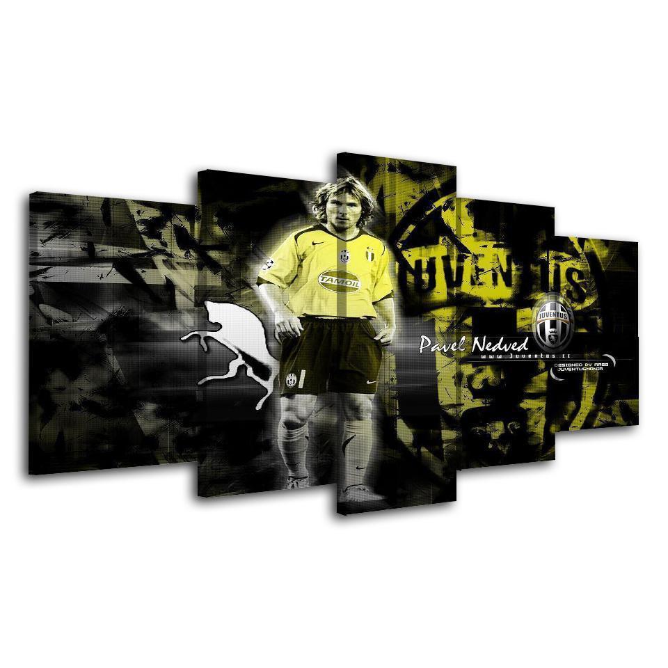 Pavel Nedved Juventus Sport Canvas Wall Art