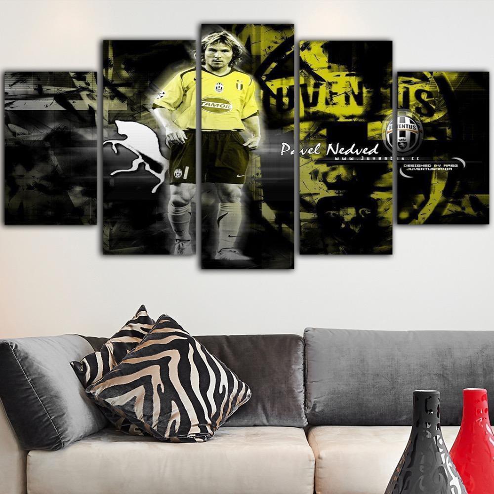 Pavel Nedved Juventus Sport Canvas Wall Art