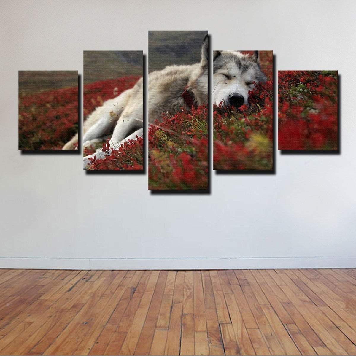 Peaceful Pup Animal Canvas Wall Art