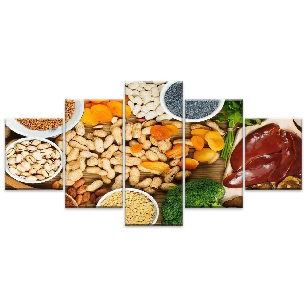 Peanut And Veggie Nature Canvas Wall Art