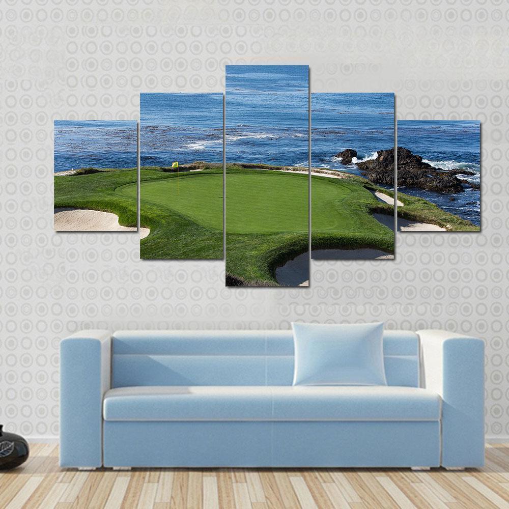 Pebble Beach Golf Nature Canvas Wall Art