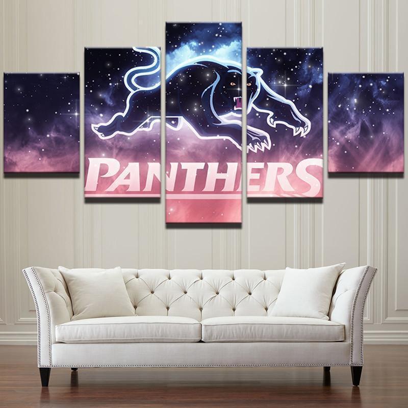 Penrith Panthers Classical NRL Football Canvas Wall Art