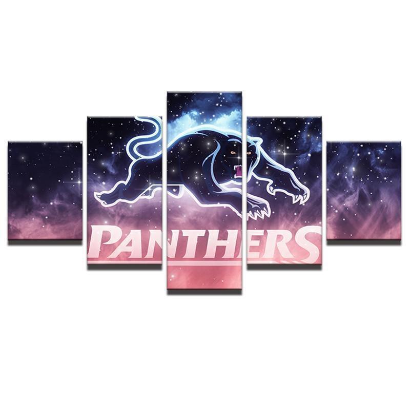 Penrith Panthers Classical NRL Football Canvas Wall Art