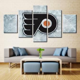 Philadelphia Flyers Logo 3   Ice Hockey Canvas Wall Art