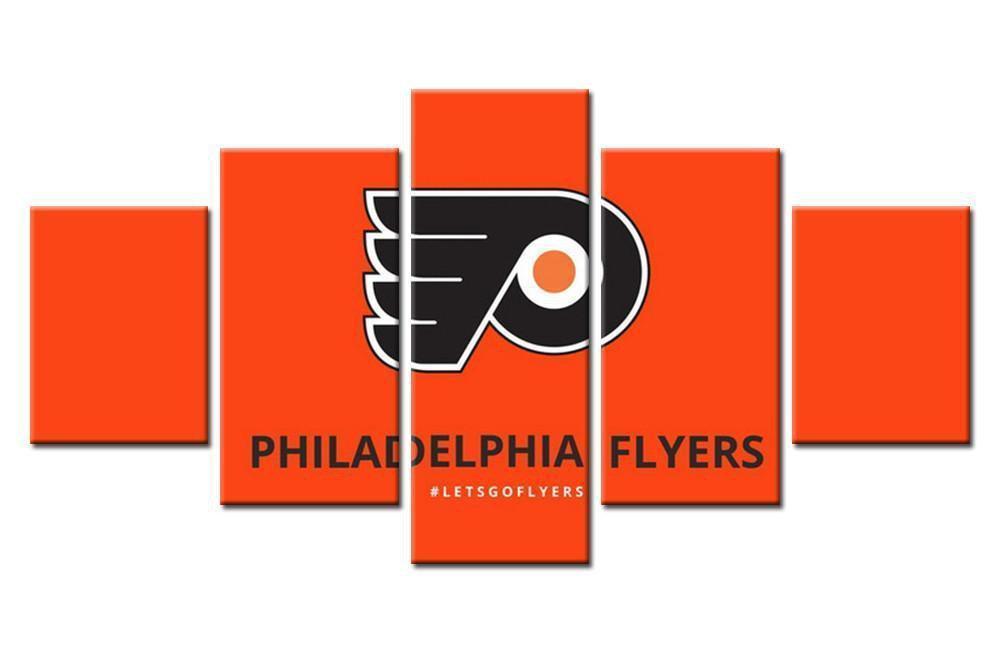 Philadelphia Flyers Logo   Ice Hockey Canvas Wall Art