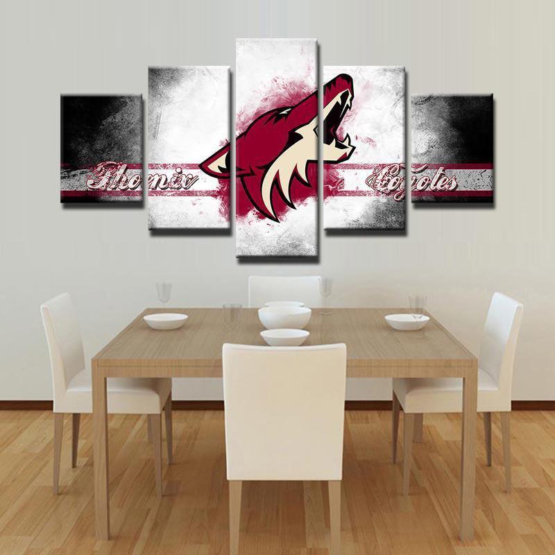 Arizona Coyotes Ice Hockey Canvas Wall Art