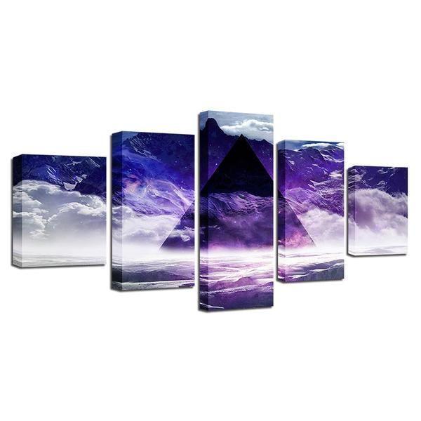 Pink Floyd Abstract Nature Canvas Wall Art