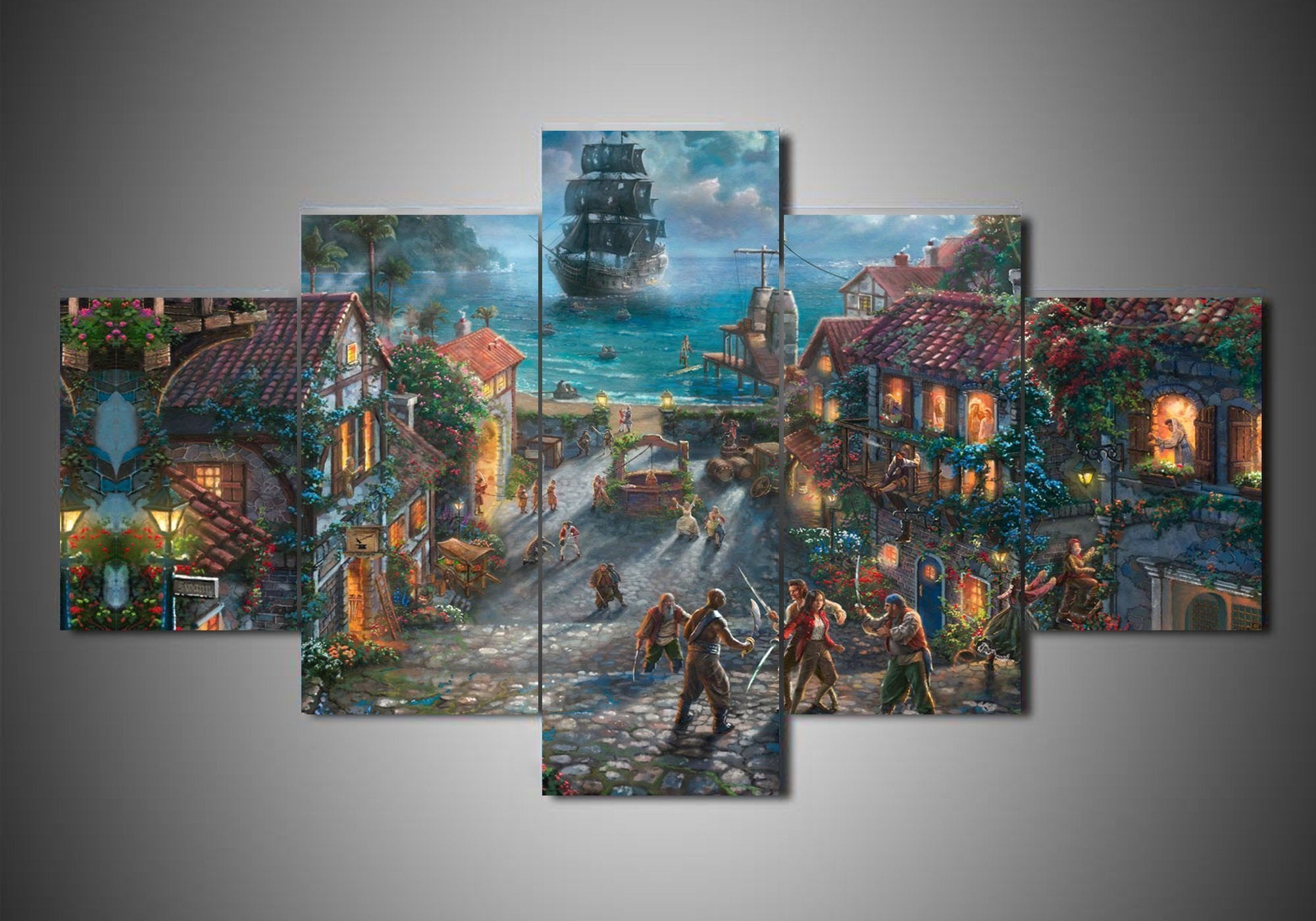 Pirates Of The Caribbean 1 Movie Canvas Wall Art