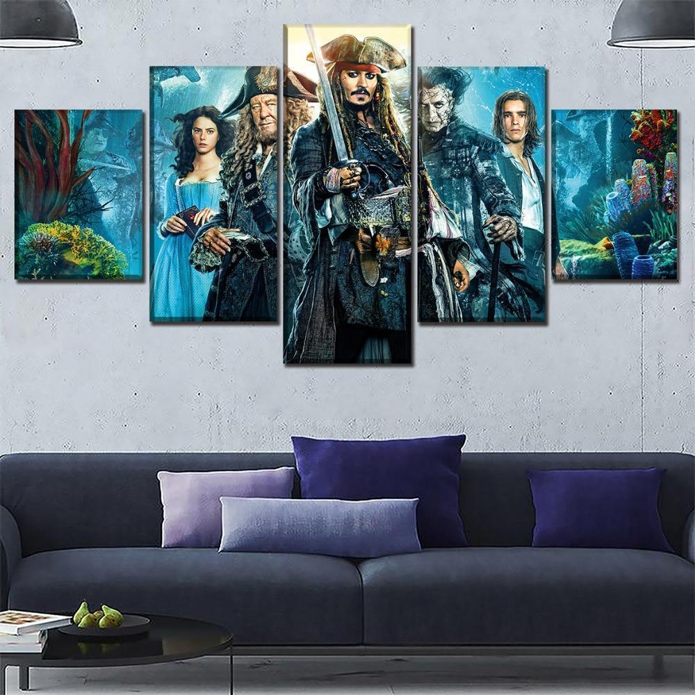 Pirates of the Caribbean: Dead Men Tell No Tales 1 Movie Canvas Wall Art