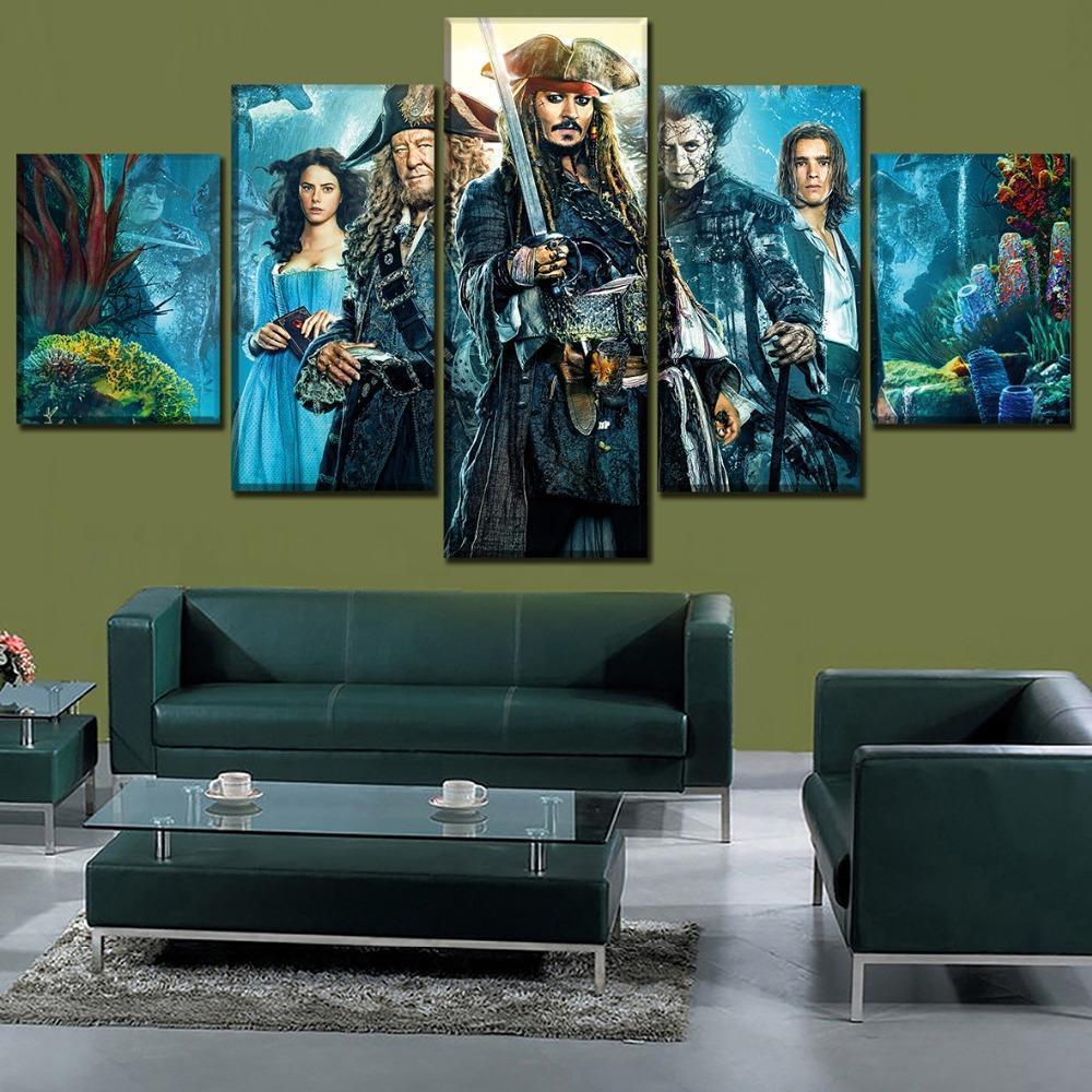 Pirates of the Caribbean: Dead Men Tell No Tales 1 Movie Canvas Wall Art