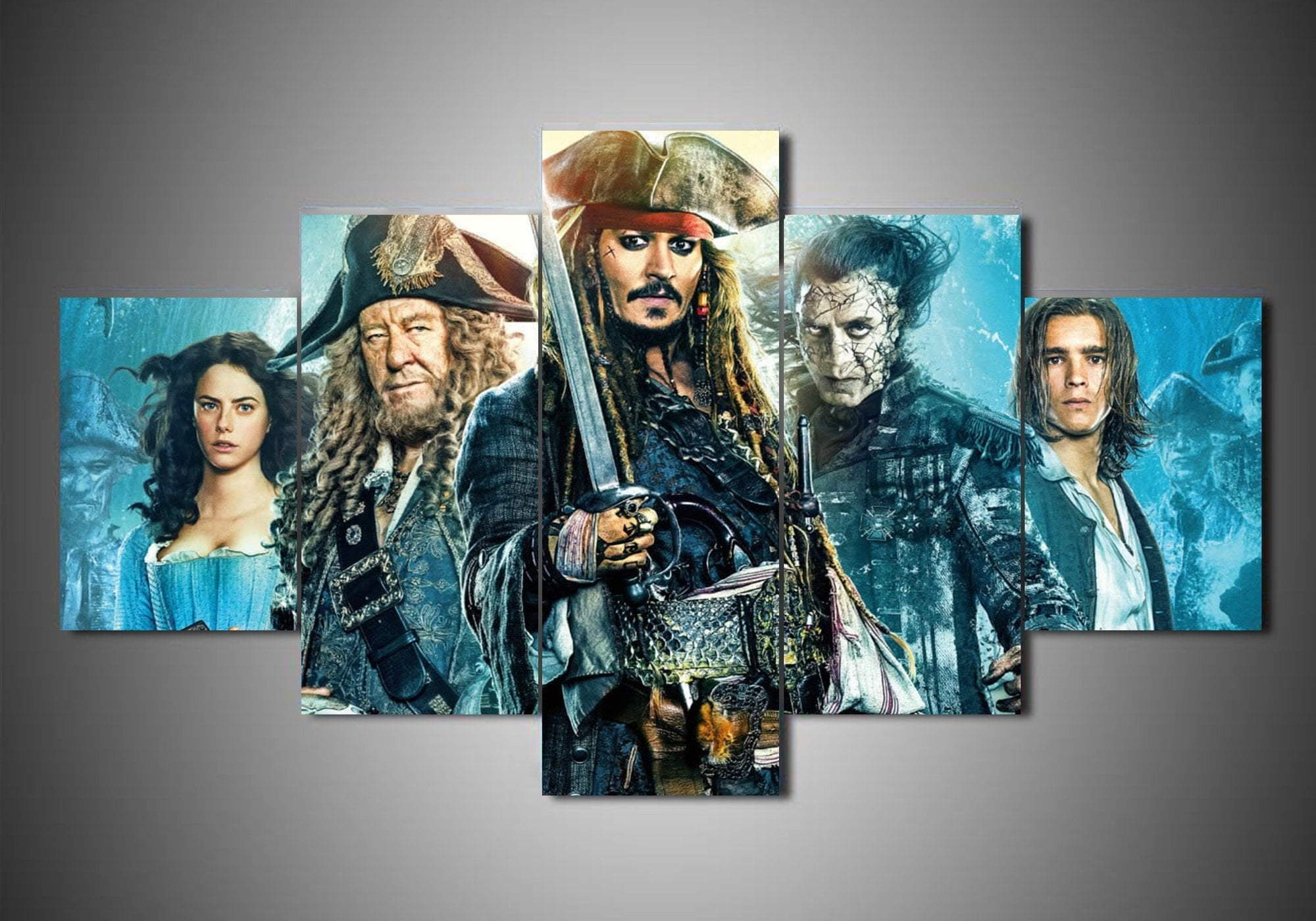Pirates Of The Caribbean Movie Canvas Wall Art