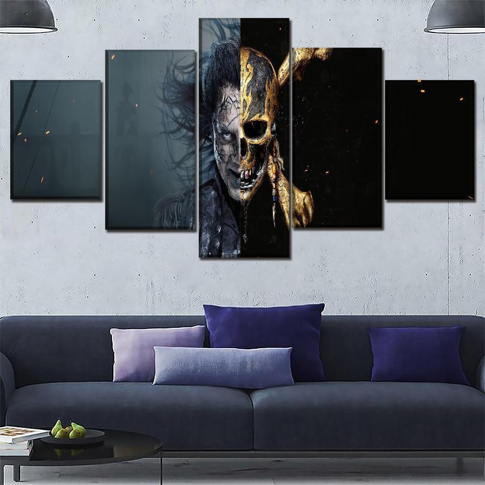 Pirates of the Caribbean Poster 1 Movie Canvas Wall Art