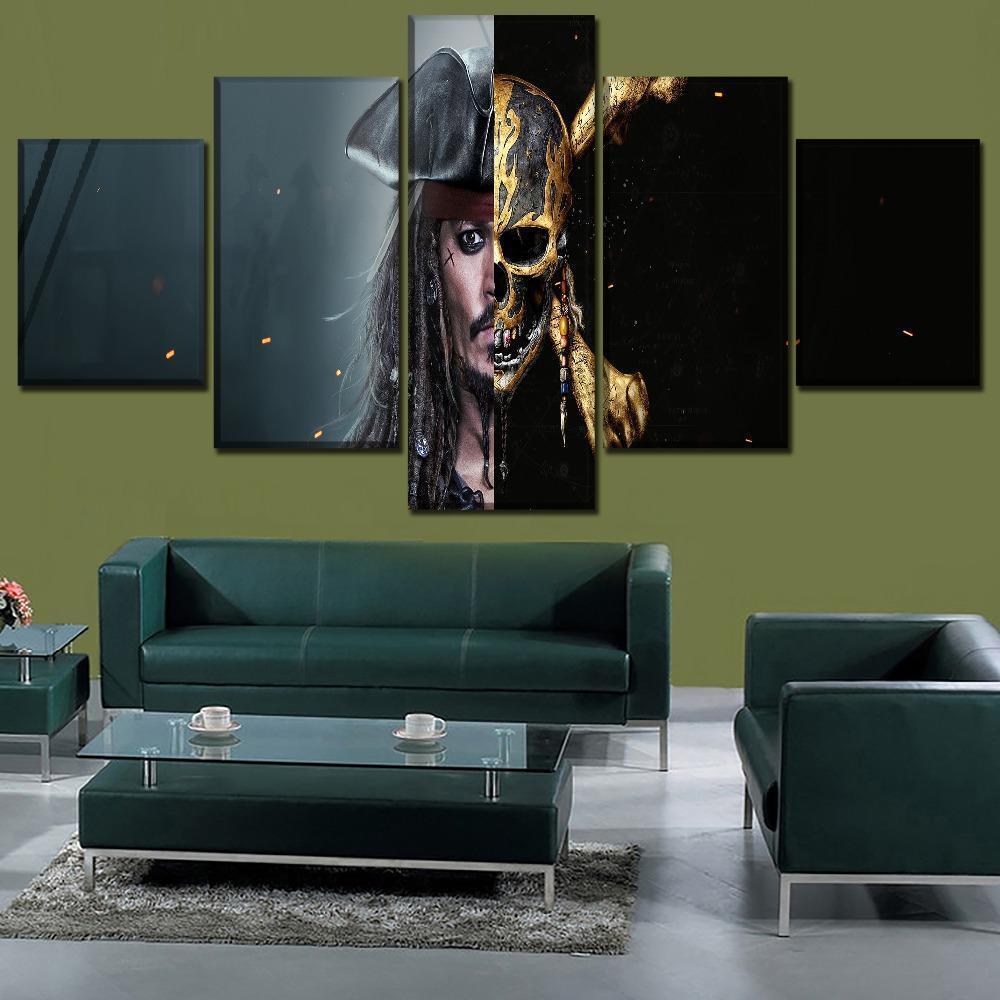 Pirates of the Caribbean Poster 2 Movie Canvas Wall Art