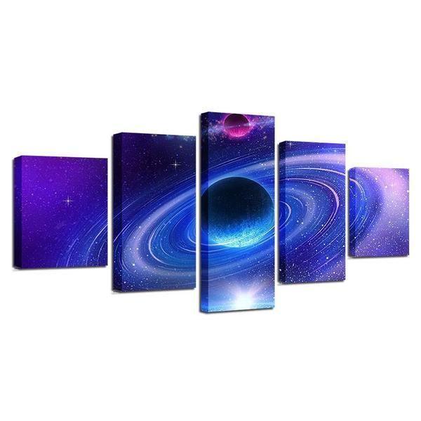 Planetary Space Canvas Wall Art