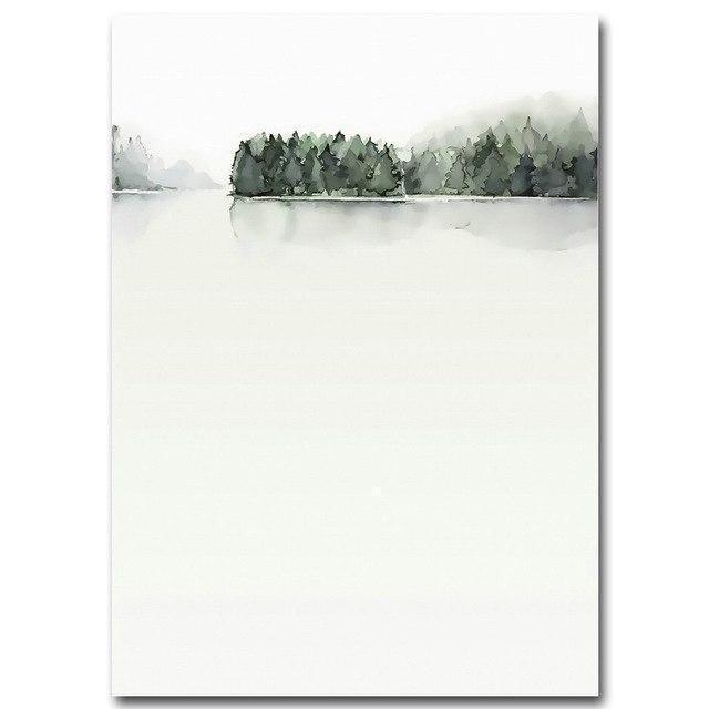 Plant Leaves Cactus Decoration Scandinavian Style Nature Canvas Wall Art