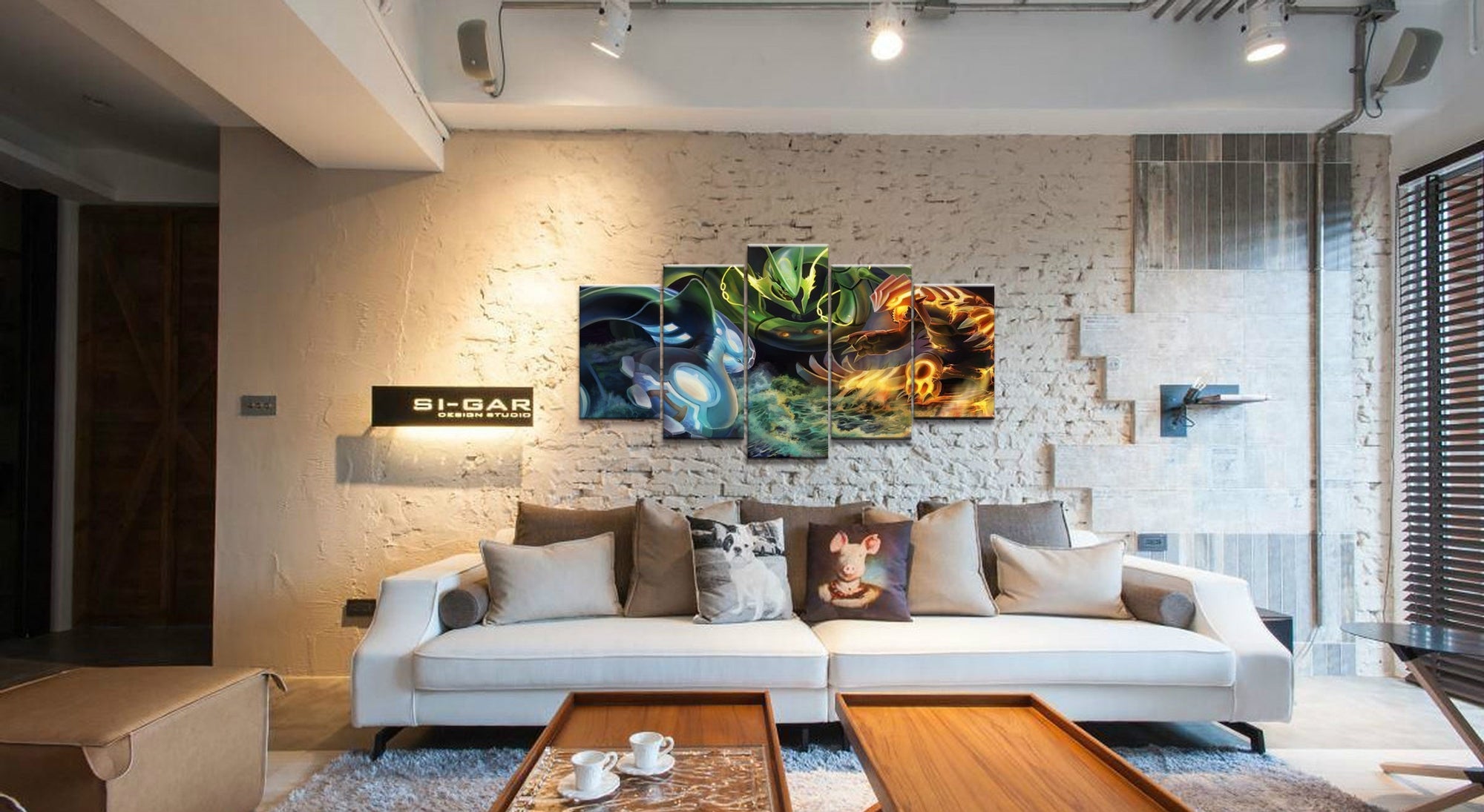 Pokemon Characters Poster 1 Anime Canvas Wall Art