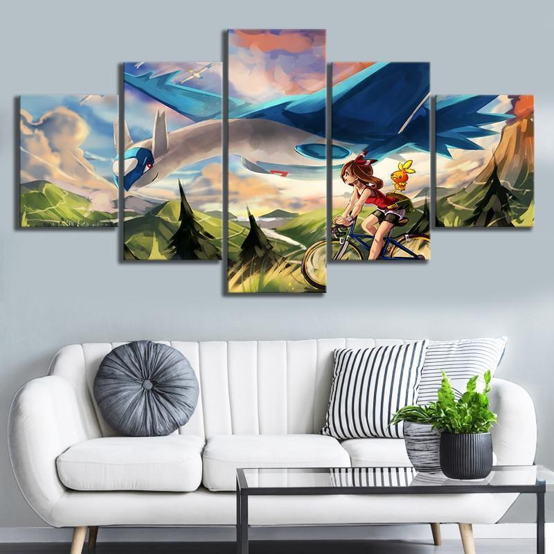 Pokemon Latios Anime Canvas Wall Art