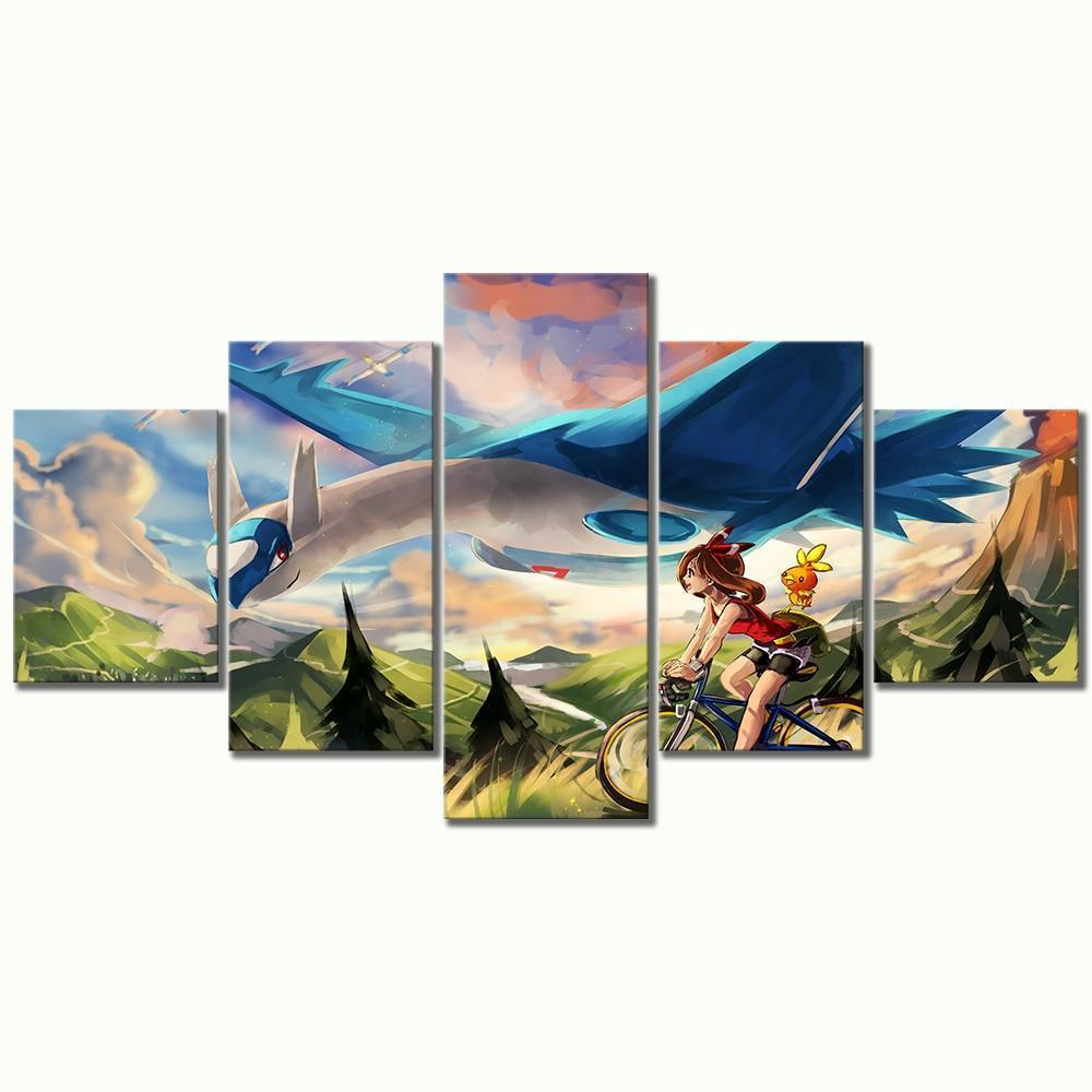 Pokemon Latios Anime Canvas Wall Art