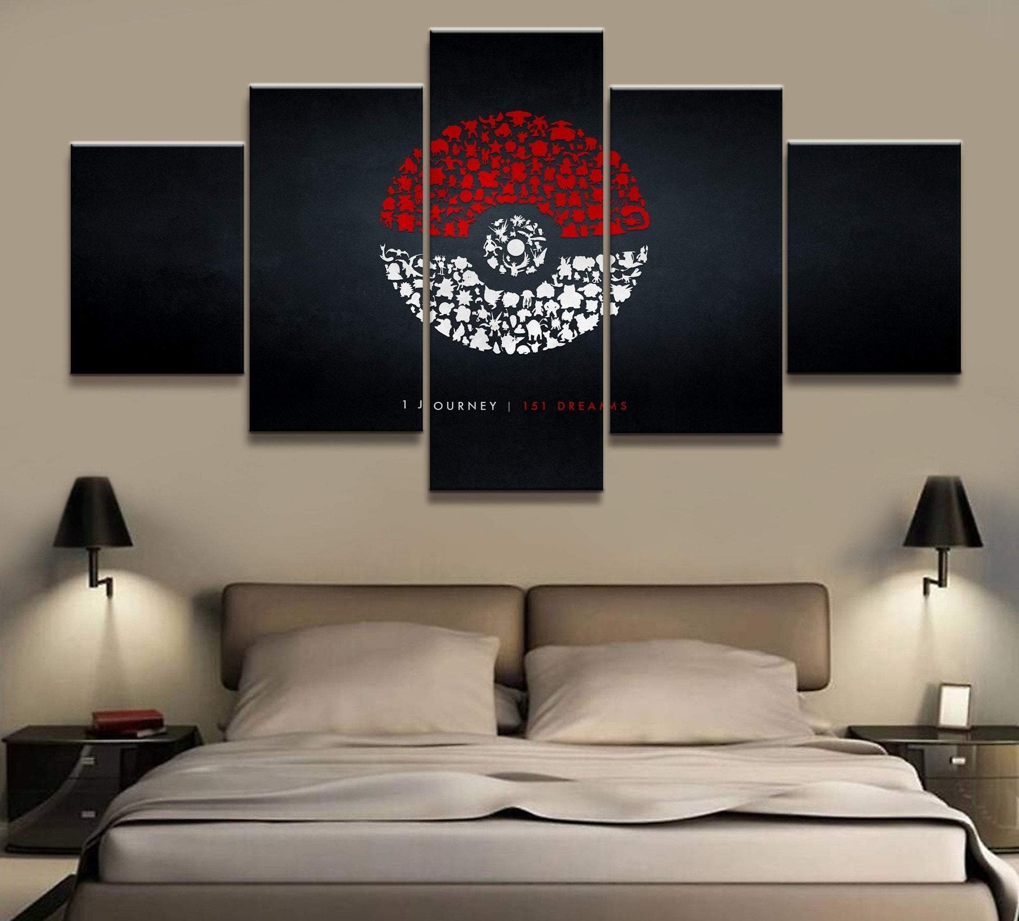 Pokemon Poké Ball Anime Canvas Wall Art