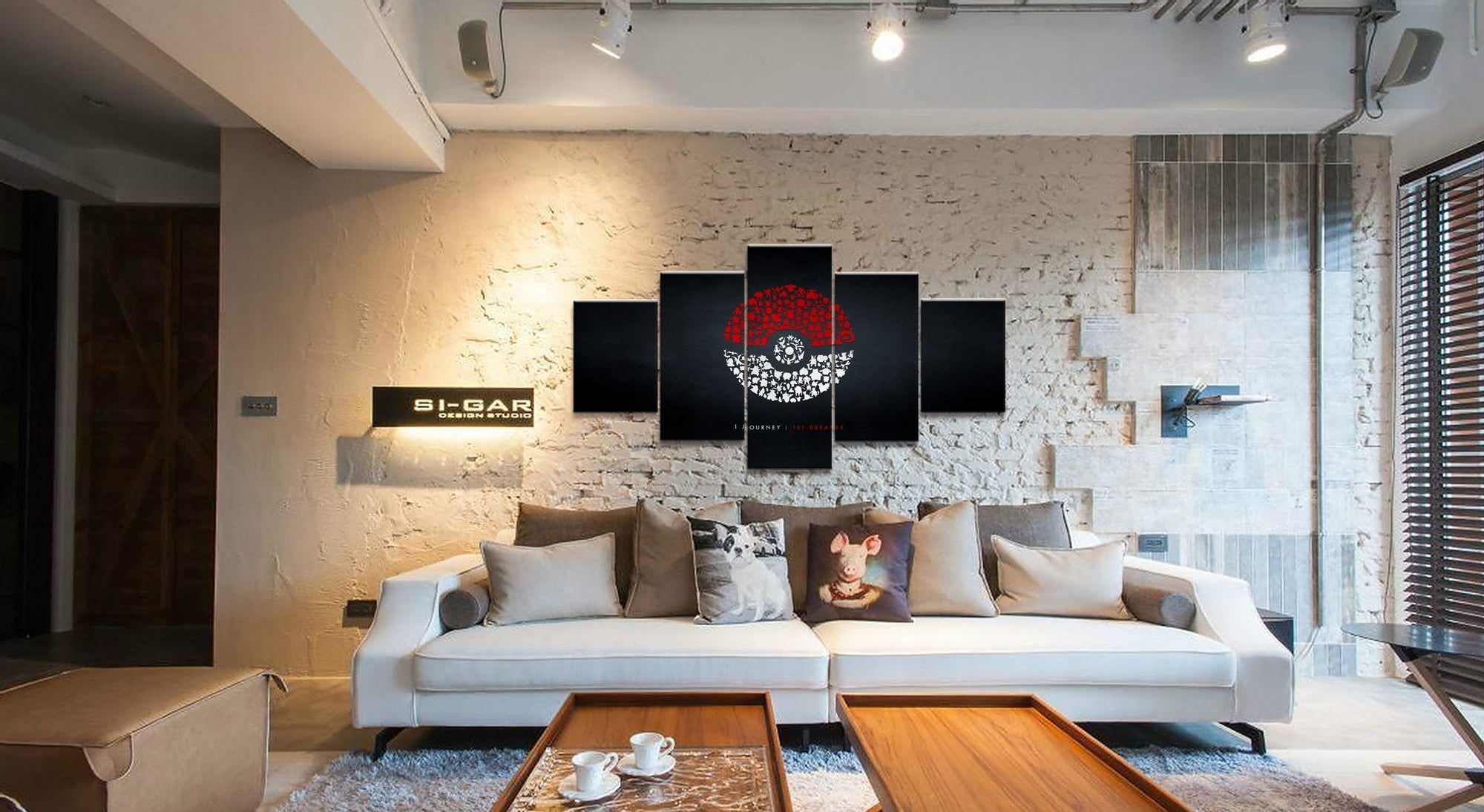Pokemon Poké Ball Anime Canvas Wall Art