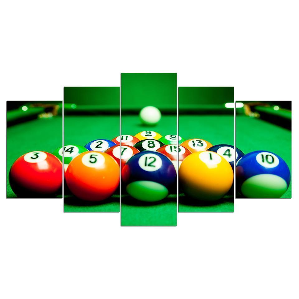 Pool Break Sport Canvas Wall Art
