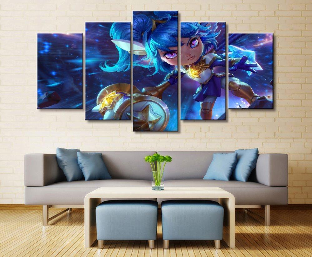 LOL League Of Legends Poppy Game Canvas Wall Art