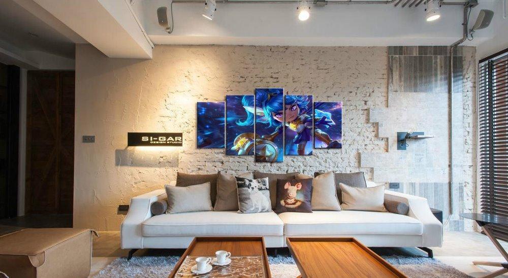 LOL League Of Legends Poppy Game Canvas Wall Art