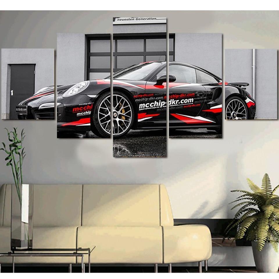 Porsche 911 Turbo S Car Canvas Wall Art
