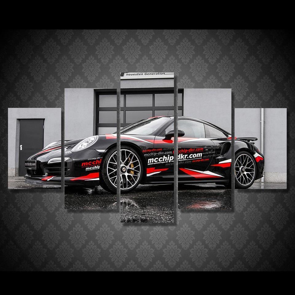 Porsche 911 Turbo S Car Canvas Wall Art