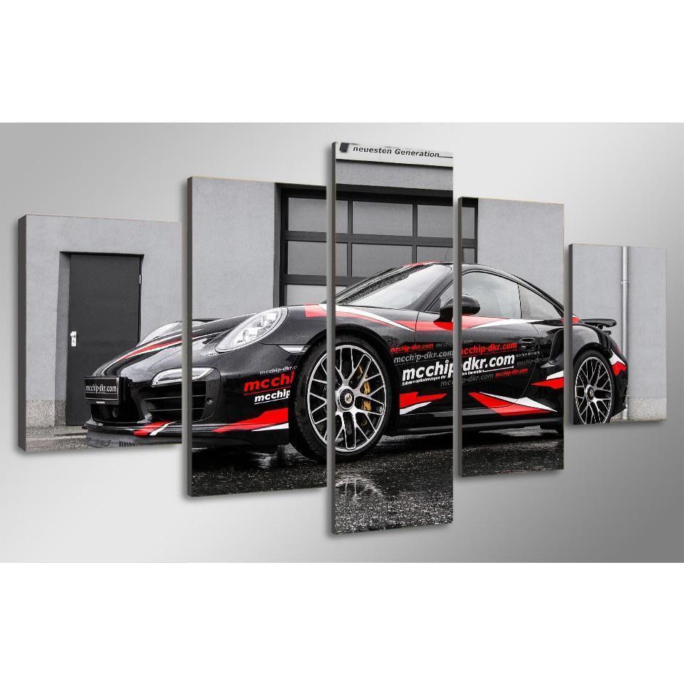Porsche 911 Turbo S Car Canvas Wall Art