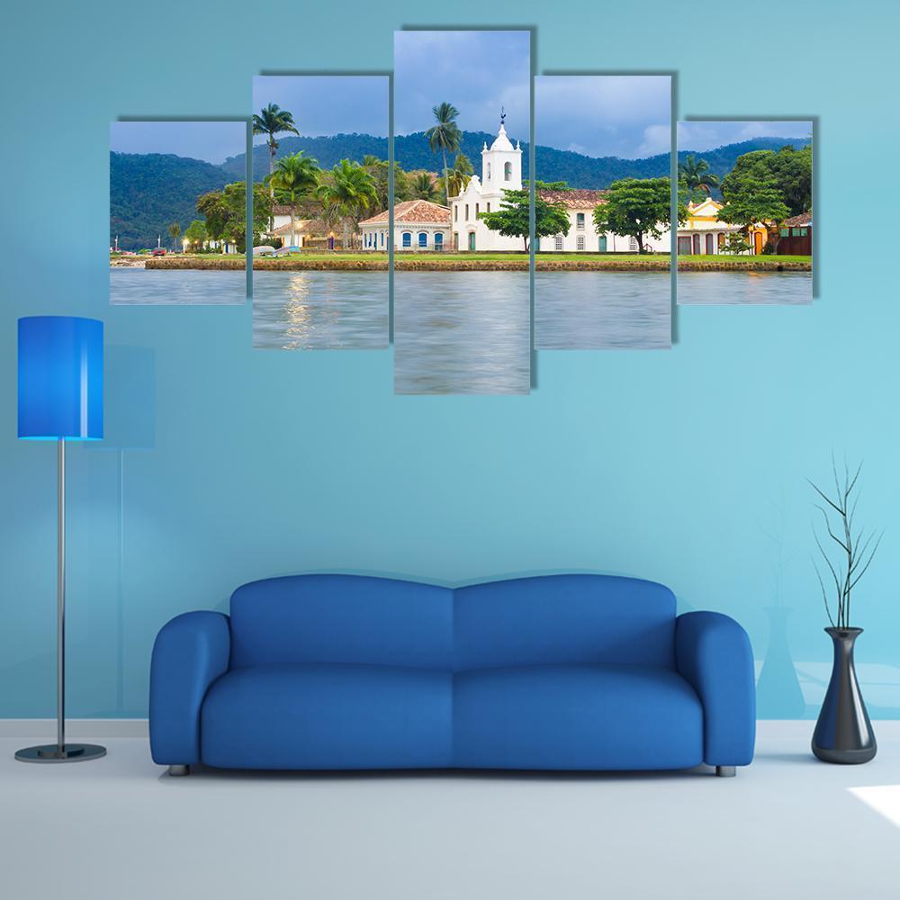 Portuguese Colonial And Brazilian Imperial Town Nature Canvas Wall Art