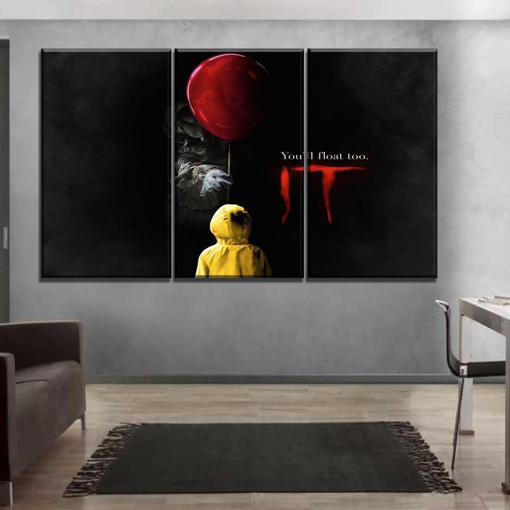 Poster Movie It Canvas Wall Art