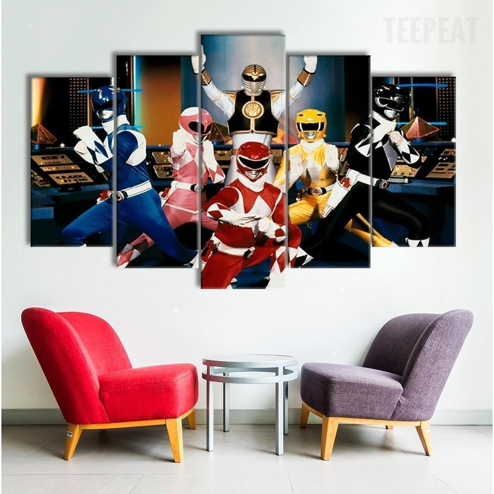 Power Rangers Movie Canvas Wall Art