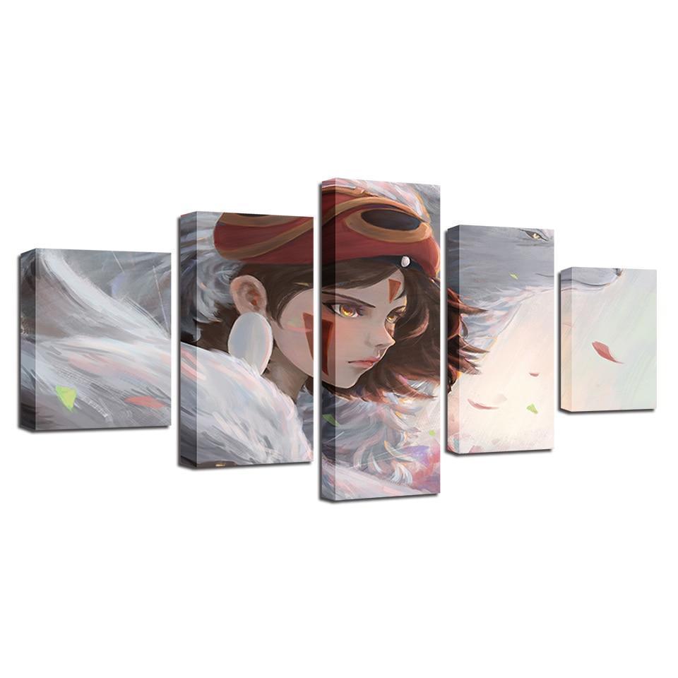 Princess Mononoke Anime Canvas Wall Art