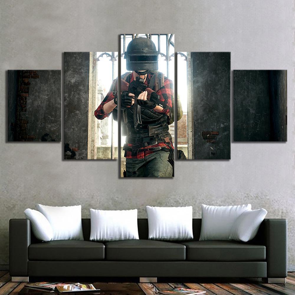 PUBG Character Canvas Wall Art Gaming Canvas Wall Art