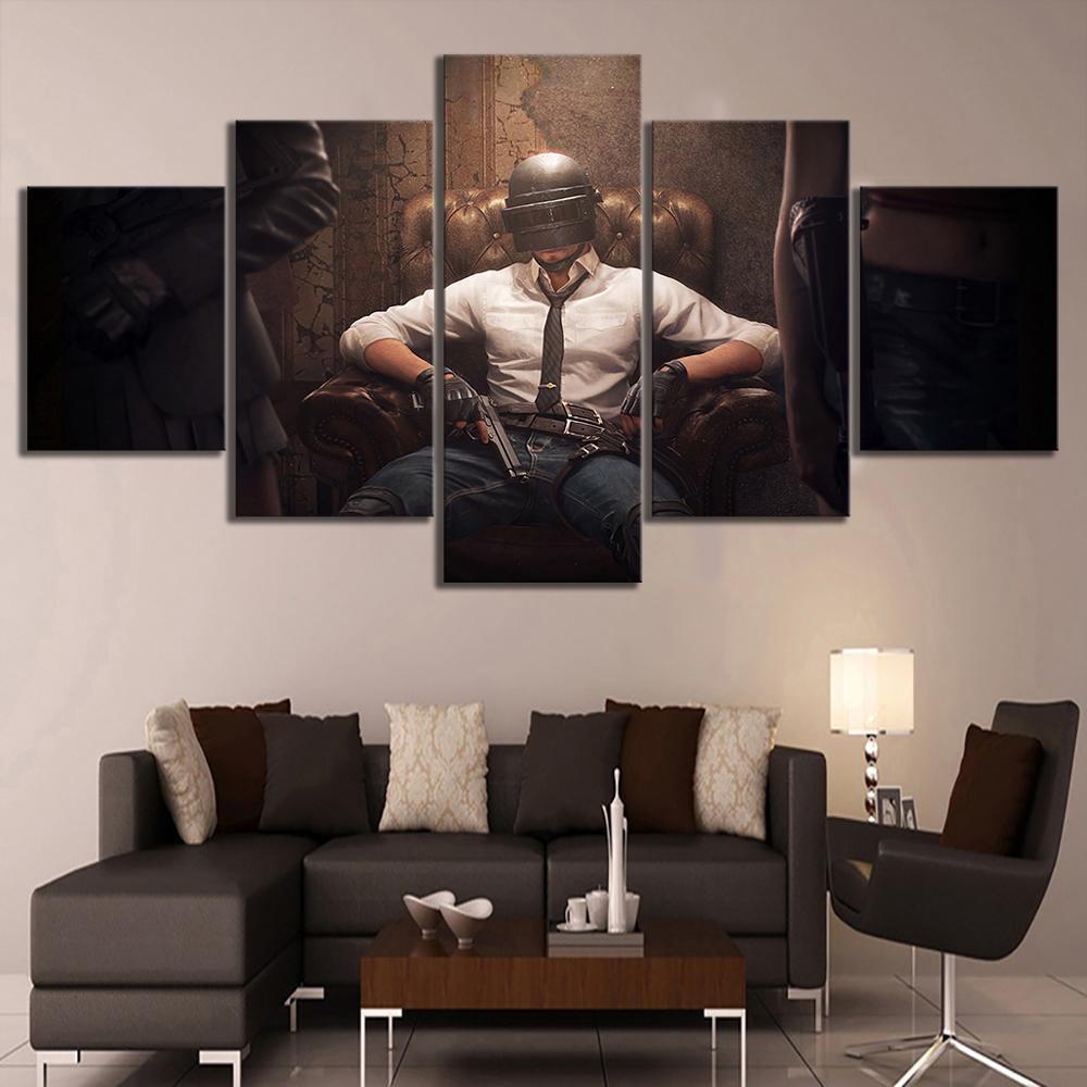 PUBG Cool Character Gaming Canvas Wall Art