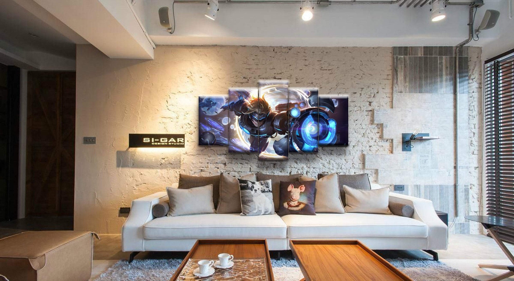 LOL League Of Legends Pulsefire Ezreal Game Canvas Wall Art