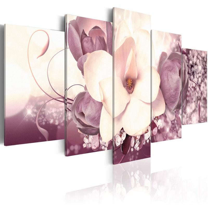 Purple Orczhid Canvas Wall Art