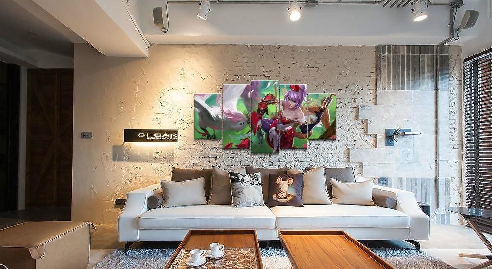 LOL League Of Legends Quinn 2 Gaming Canvas Wall Art