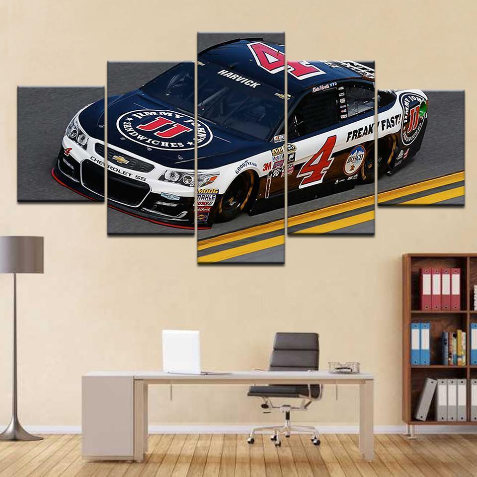 Racing Car 04 Car &amp;amp; Motor Canvas Wall Art