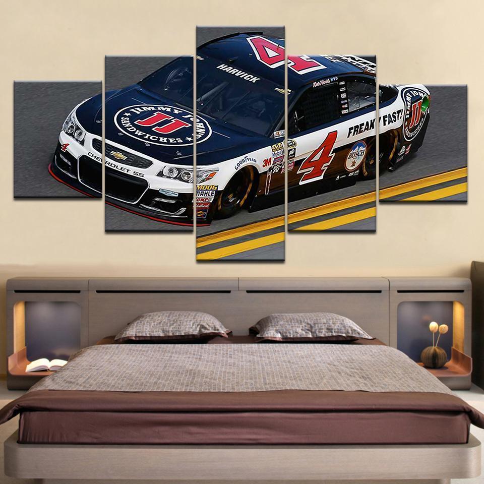 Racing Car 04 Car &amp;amp; Motor Canvas Wall Art