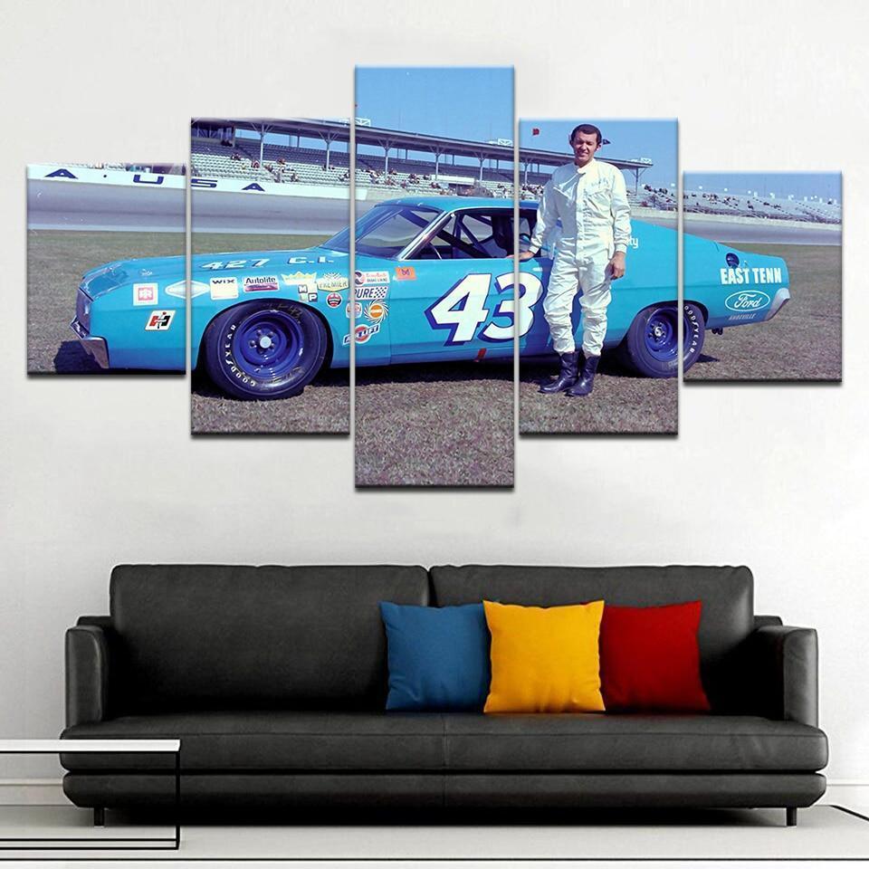 Racing Car 43 Car &amp;amp; Motor Canvas Wall Art