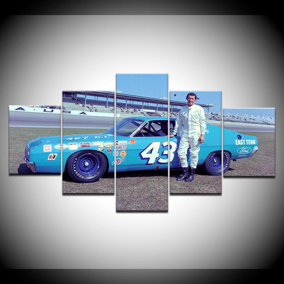 Racing Car 43 Car &amp;amp; Motor Canvas Wall Art
