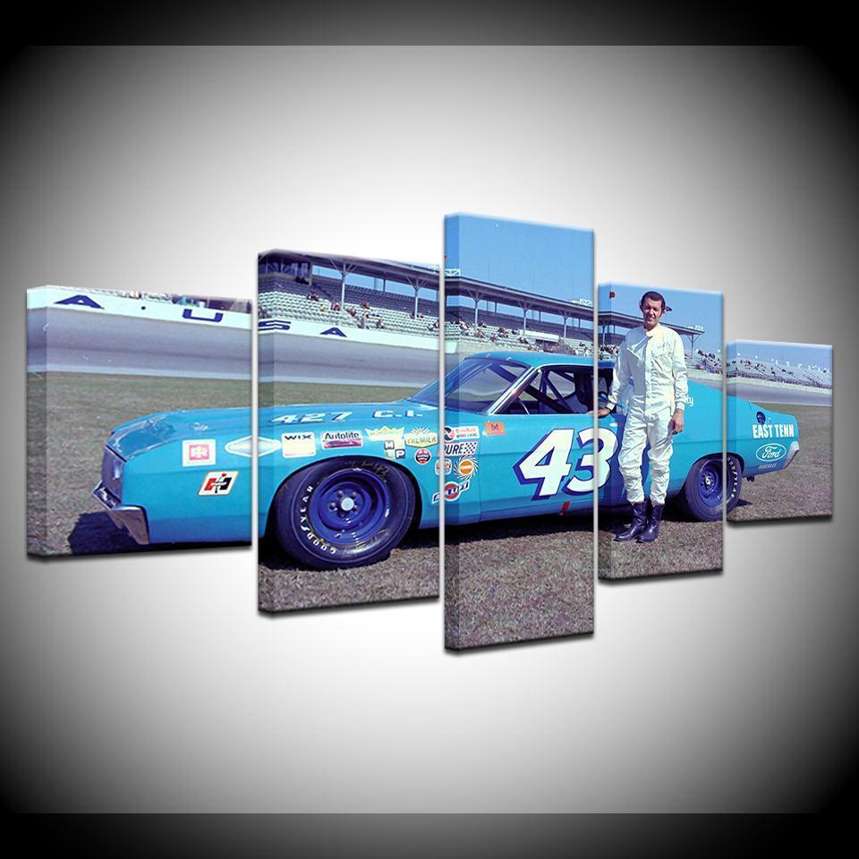 Racing Car 43 Car &amp;amp; Motor Canvas Wall Art
