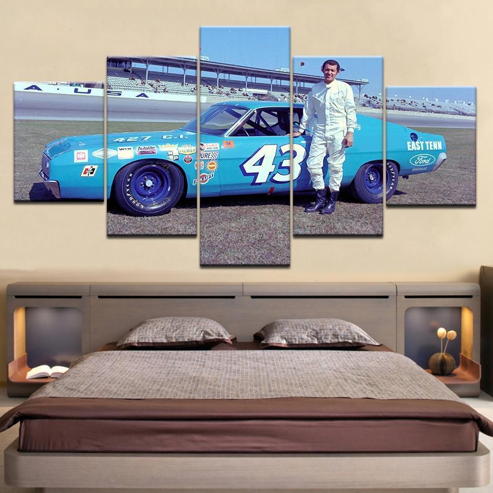 Racing Car 43 Car &amp;amp; Motor Canvas Wall Art