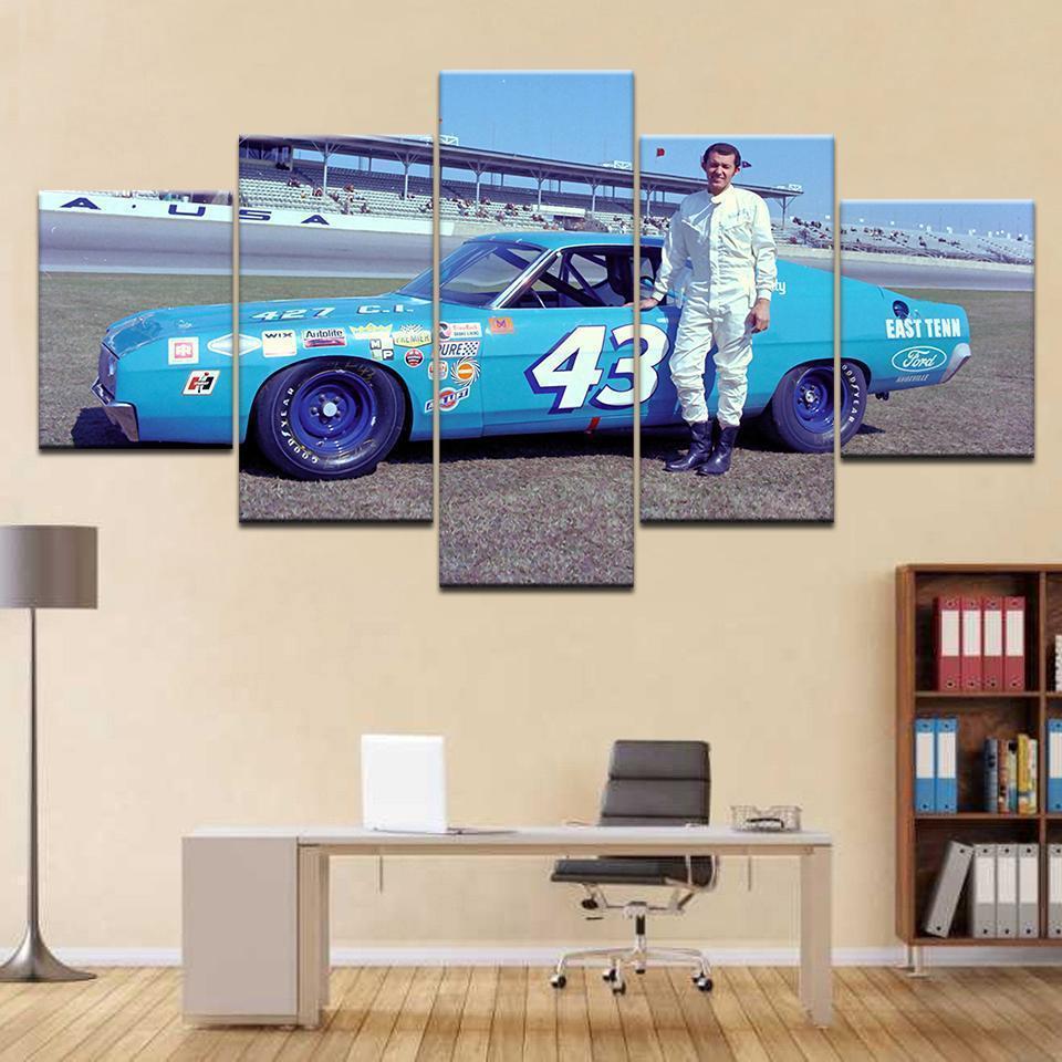 Racing Car 43 Car &amp;amp; Motor Canvas Wall Art